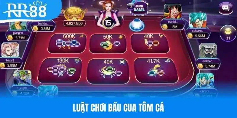 Tổng hợp các quy định trong game bầu cua tôm cá